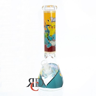 WATER PIPE BEAKER GLOW IN DARK WP25046 1CT